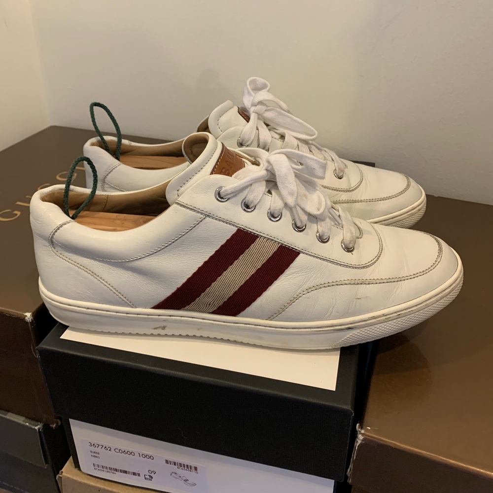 Bally Oriano Sneakers White Signature 10